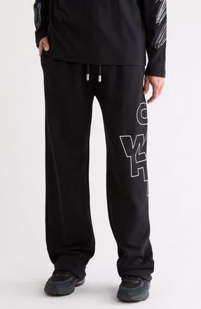 Off-white Outline Arrow Sweatpants in Black-White at Nordstrom Rack, Size X-Large