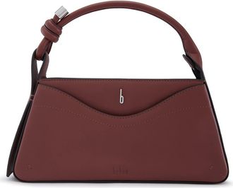 Behno Melina Leather Crossbody Satchel in Brick at Nordstrom