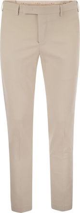Pantaloni Torino Mens Edge Trousers - Tan Cotton - Size EU 46 (Mens)