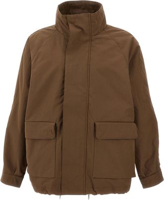 Sunflower Beige Winter Field Structured Padded Field Jacket