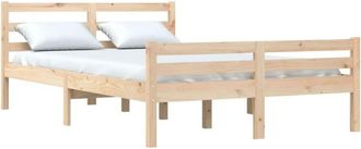 vidaXL Bed Frame without Mattress Solid Wood 140x200 cm Vidaxl