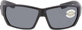 Costa TUNA ALLEY Gray Polarized Polycarbonate Mens Sunglasses TA 01 OGP 62