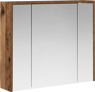 vidaXL Armario Con Espejo De Ba&ntilde;o Madera Vieja 73,5 X 16 X 62,5 Cm Vidaxl