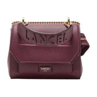 Lancel Dames, Tassen, Paars, Maat: ONE Size Leer