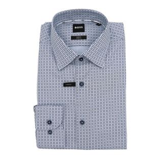 HUGO BOSS Hombre, Camisas, Azul, Talla: L