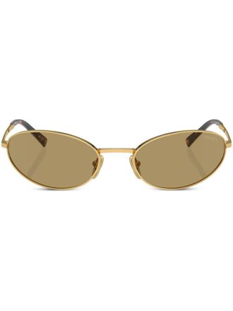 Prada Occhiali da sole Prada PR A59S ovali - Oro
