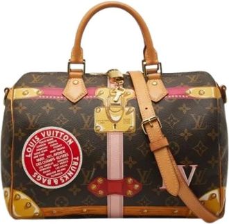 Louis Vuitton Pre-owned Handbags, female, Brown, Size: ONE SIZE Pre-owned Boston Shoulder Bag