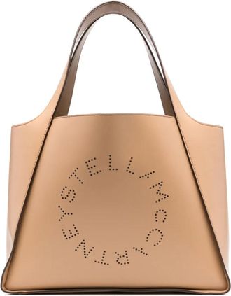 Stella McCartney Beige Logo Tote