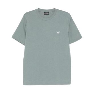 Emporio Armani T-Shirts - Heren - T-shirts - Groen - S - Tops