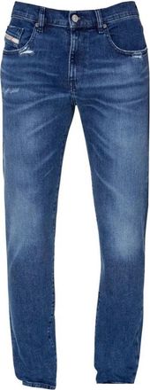 Diesel Heren D-Strukt Denim Distressed Reinforced Jeans (Blauw)