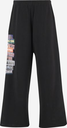 Balenciaga Mens Jogging Pants Baggy Black Cotton Trousers