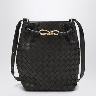Bottega Veneta Andiamo small Fondente Intrecciato bucket bag