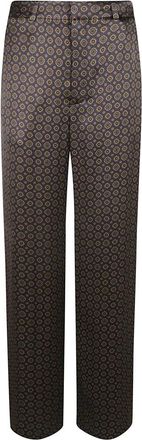 Saint Laurent Stijlvolle Broeken voor Heren - Dames - Straight fit broeken - Zwart - XS - Broeken