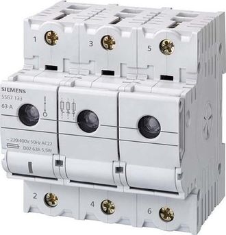 SIEMENS Minized Interruptor De Corte 5sg7163 4 Polos Multicolor