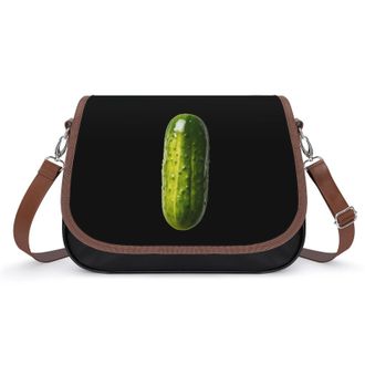 Generic Big Dill Pickle Fashion Womens Crossbody Bags Novelty Handbag Shoulder Bag Purse