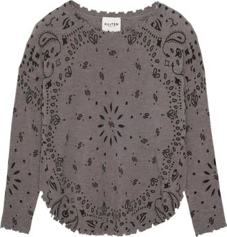 Kujten Kujten, Truien & Vesten, Dames, Veelkleurig, L, Wol, Mela Bandana Bico