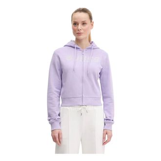 Guess Hoodies & sweatvesten, Dames, Paars, M, Katoen, Primula Hoodie