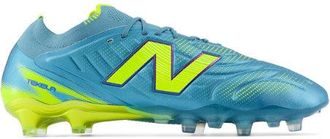 New Balance Unisex Tekela Elite Low Laced FG V5 in Blu/Verde, Sintetica, Taglia 44