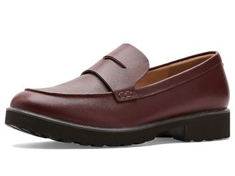 Cole Haan Gwendolyn Penny Loafers Womens Shoes Mahogany Waterproof Leather : 10.5 B - Medium