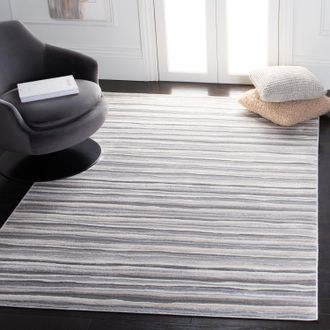 Safavieh Lagoon Machine Made Area rug, Ivory / Grey Contemporary Style Easy Care
