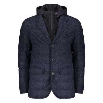 Herno Elegant Hooded Puffer Jacket - male - Herno - Down Jackets - Blue - 3XL - Jackets