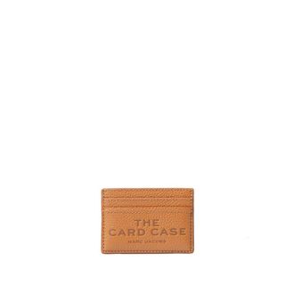Marc Jacobs Brown Leather Cardholder with Logo Embossing
