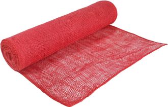 vidaXL Rollo De Yute 50 X 10000 Cm Rojo Vidaxl