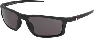 Tommy Hilfiger Mens Matte Sunglasses (Black) - One Size