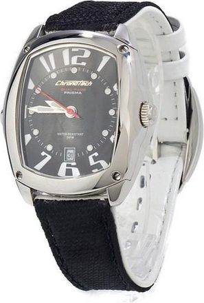 Chronotech Womens Watch CT7696L-01 (30 mm) - Black/White - One Size