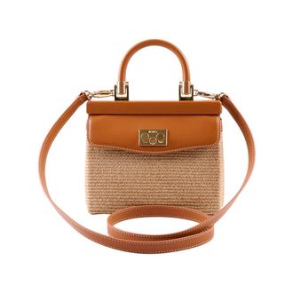 Rodo Small Paris Raffia - female - Rodo - Mini Bags - Brown - ONE SIZE - Bags