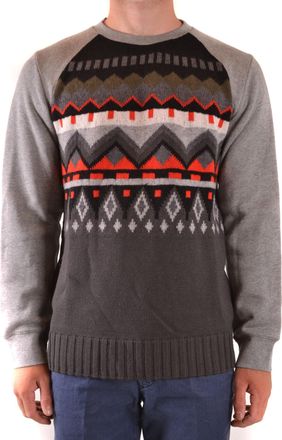 Paolo Pecora Gebreide Sweater Geometrisch Patroon