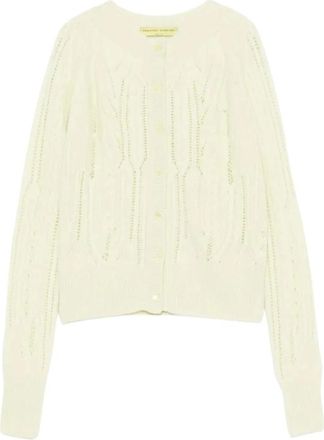 Ermanno Scervino Cardigan - Dames - Vesten - Beige - M - Truien & Vesten