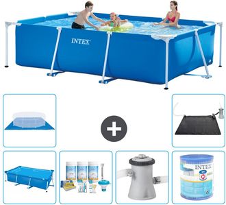 Intex Piscina Con Estructura Rectangular - 300x200x75 Cm - 7-piezas S30223
