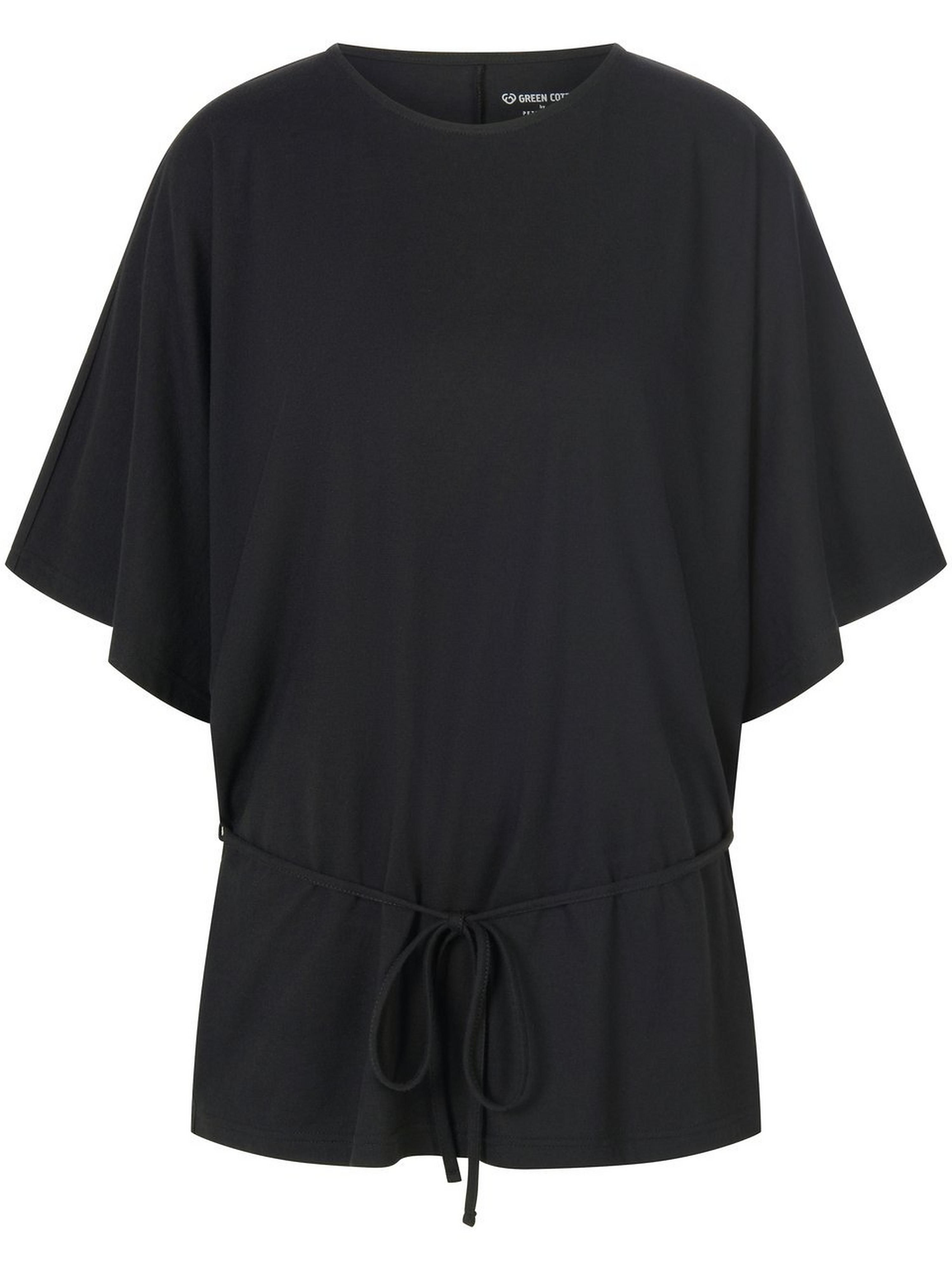 Cupshe Damen Blusen V-Ausschnitt Wellenkante Floral Spitzenärmel