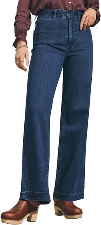 Faherty Denim Wide Leg Pant