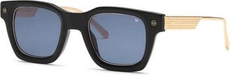 Philipp Plein Authentieke Bril met Topkwaliteit - Heren - Zonnebrillen - Zwart - 50 MM - Accessoires