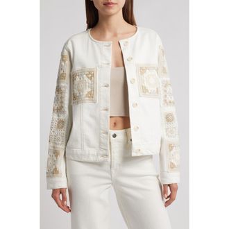 Rails Lido Stitch Jacket in Vintage Ecru Crochet at Nordstrom Rack, Size X-Small
