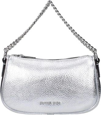 Michael Kors Leren Handtas met Elegant Design - Dames - Handtassen - Grijs - ONE Size - Leer - Tassen