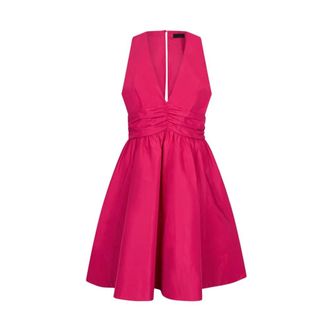 Liu Jo Abito corto in taffet&agrave; - - Dresses - Donna - Rosa - S