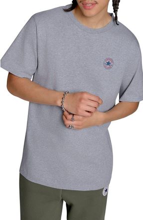Converse Chuck Taylor All Star Red Patch T-Shirt in Vintage Grey Heather at Nordstrom, Size X-Large