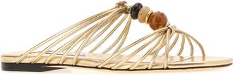 Jimmy Choo London Lova Flat - Gold