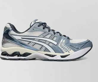 Asics synthetic leather low-top sneakers