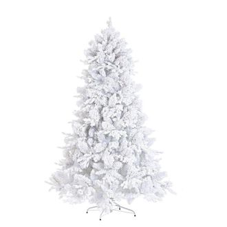 BIZZOTTO Bizzotto - Rbol De Navidad Blanco Cubierto De Nieve Alberg H 210 X &Oslash;130 Cm
