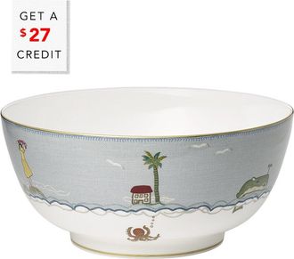 Wedgwood Kit Kemp For Wedgwood Sailors Farewell Serving Bowlwith $27 Credit