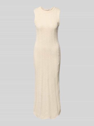 Rich & Royal Strickkleid mit Rundhalsausschnitt in Offwhite, Gr&ouml;&szlig;e XL