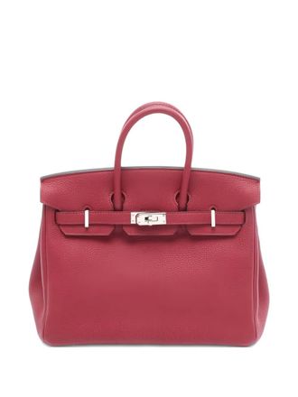 Herm&egrave;s 2017 25 Birkin tote bag - Red