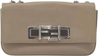 Fendi Pre-owned Vintage Schoudertas - Dames - Vintage Schoudertas - Beige - ONE Size - Leer - Vintage