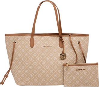 Carlo Colucci Shopper - Dames - Shoppers - Beige - ONE Size - Tassen