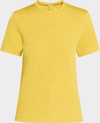 Jil Sander Crewneck Short-Sleeve Top