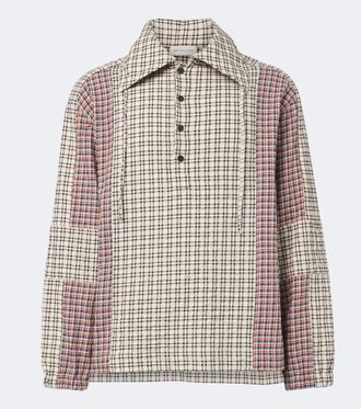 Dries Van Noten Checked cotton shirt